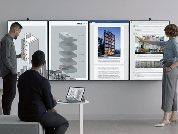 إلى أصحاب الشركات Surface Hub2 مُخصص لكم